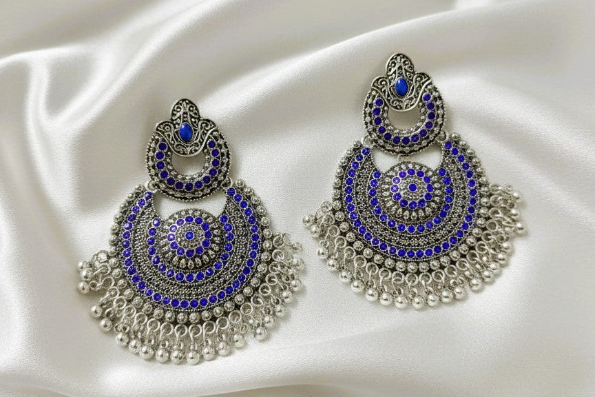 Royal Blue Heritage Earrings