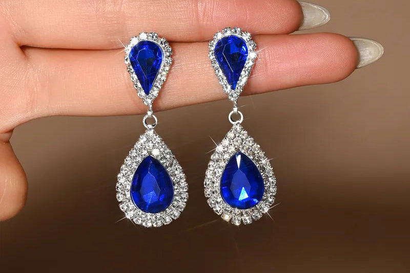 Blue Stone Earring