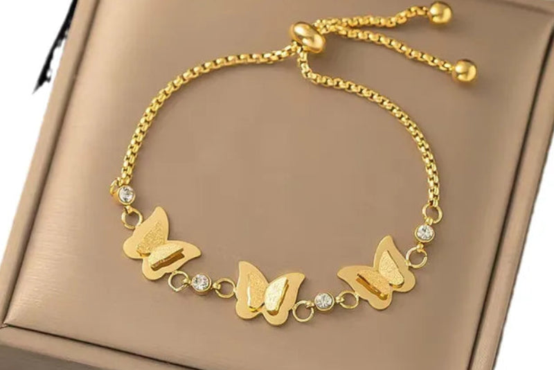 Butterfly Anti tarnish Bracelet