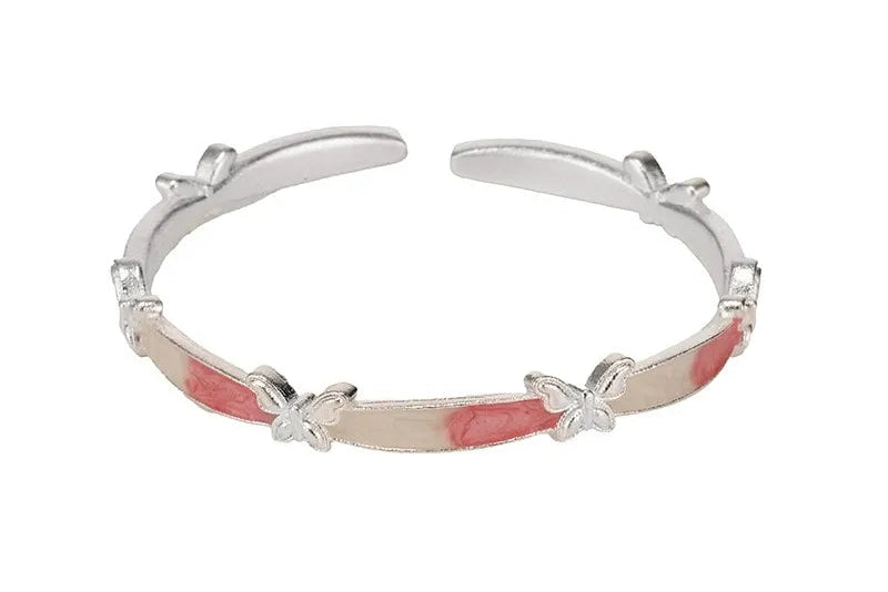 Enamel colour Butterfly Bracelet