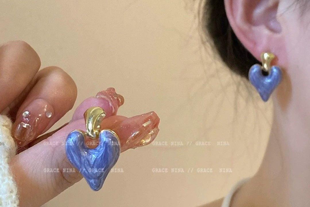 Blue Heart Shaped