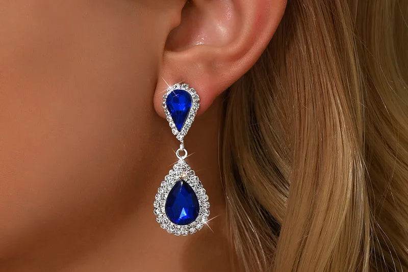 Blue Stone Earring