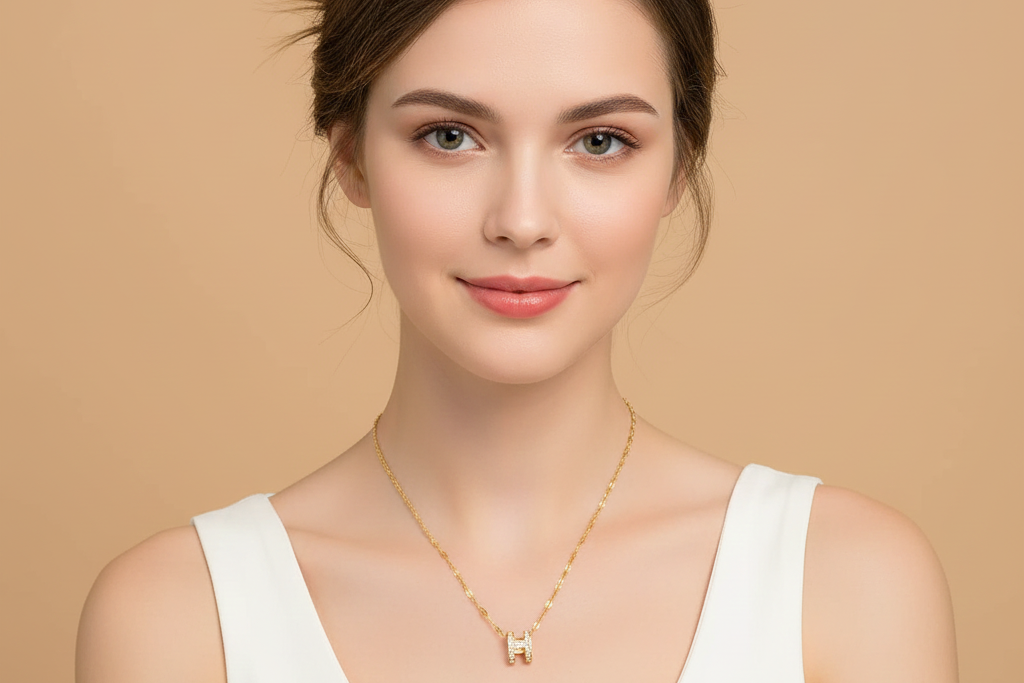 Chain with H Pendant