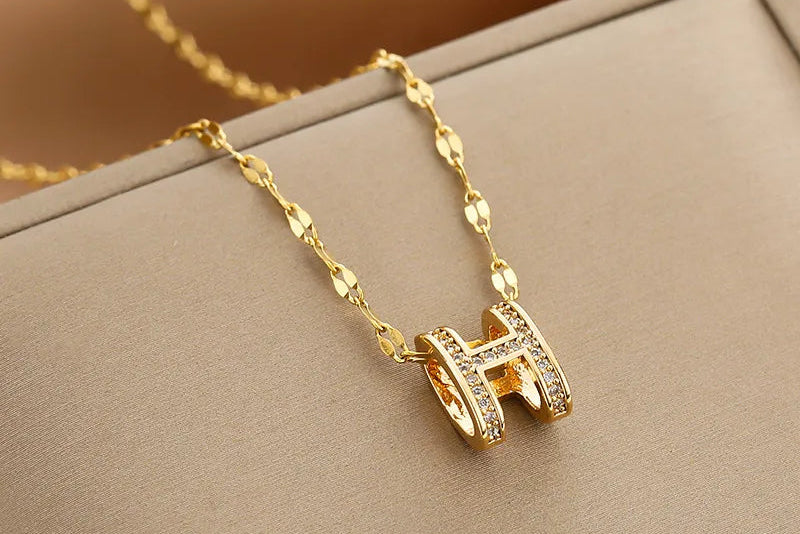 Chain with H Pendant