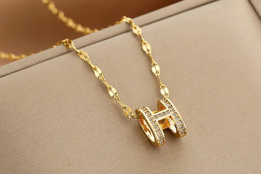 Chain with H Pendant