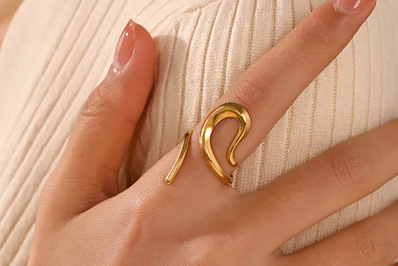 Hip-Hop Retro Open Rings