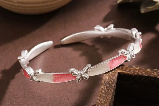 Enamel colour Butterfly Bracelet